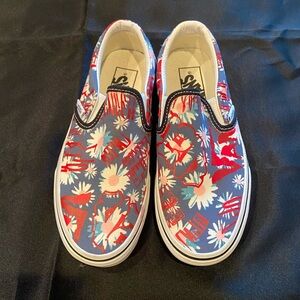 Vans Floral Slip-On Shoes